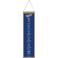 Bannière Evolution WinCraft Kansas City Royals 8" x 32"