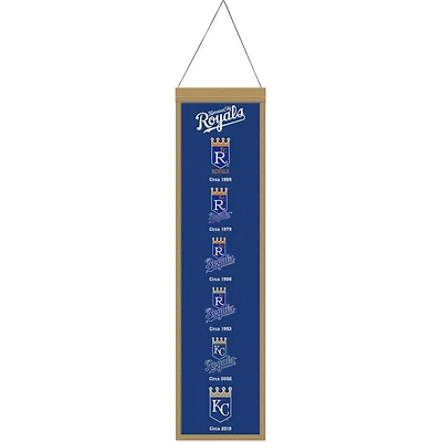 Bannière Evolution WinCraft Kansas City Royals 8" x 32"