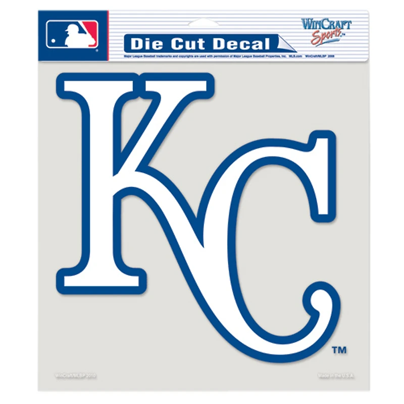 Autocollant couleur WinCraft Kansas City Royals 8" x 8" pour voiture