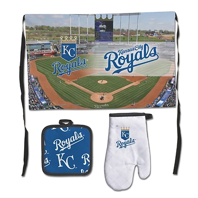 WinCraft Kansas City Royals Deluxe BBQ Set