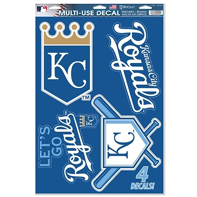 WinCraft Kansas City Royals Primary 11'' x 17'' Multi-Use Decal Sheet