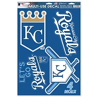 WinCraft Kansas City Royals Primary 11'' x 17'' Multi-Use Decal Sheet