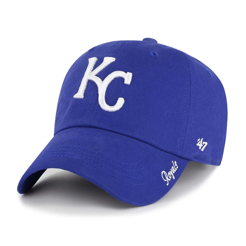 Casquette ajustable « 47 Royal Kansas City Royals Team Miata Clean Up » pour femme