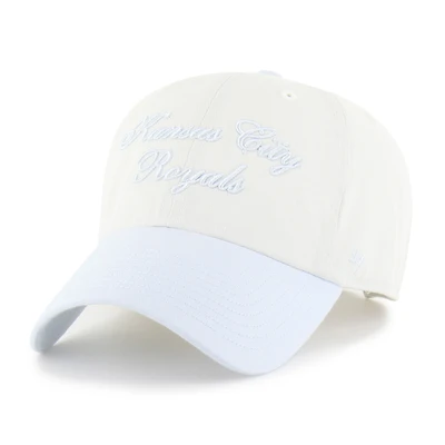 Casquette ajustable Kansas City Royals Gelato bicolore blanche/bleu clair « 47 » pour femme