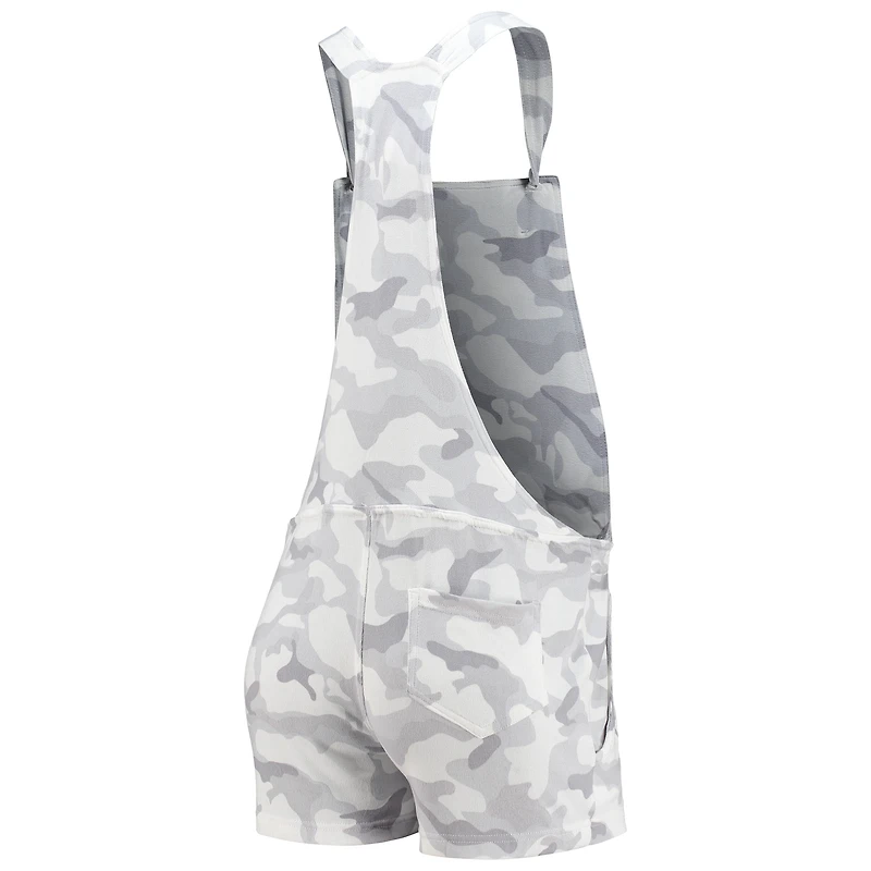 Women's Concepts Sport Gray Kansas City Royals Camo Romper Overalls
