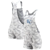 Combinaison-salopette camouflage grise Kansas City Royals pour femme de Concepts Sport