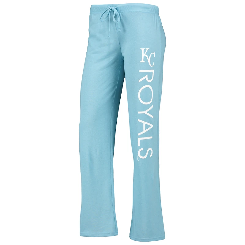 Women's Concepts Sport Light Blue/Royal Kansas City Royals Meter Muscle Tank Top & Pants Sleep Set