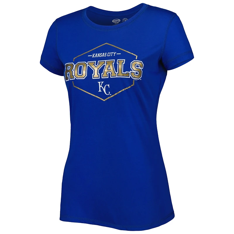 Concepts Sport Royal Kansas City Royals Badge T-shirt et pantalon de pyjama Ensemble nuit