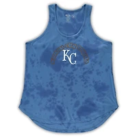 Women's Concepts Sport Royal Kansas City Royals Plus Jersey Tank Top & Pants Sleep Set