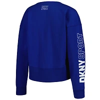 Women's DKNY Sport Royal Kansas City Royals Lily V-Neck Pullover Sweatshirt