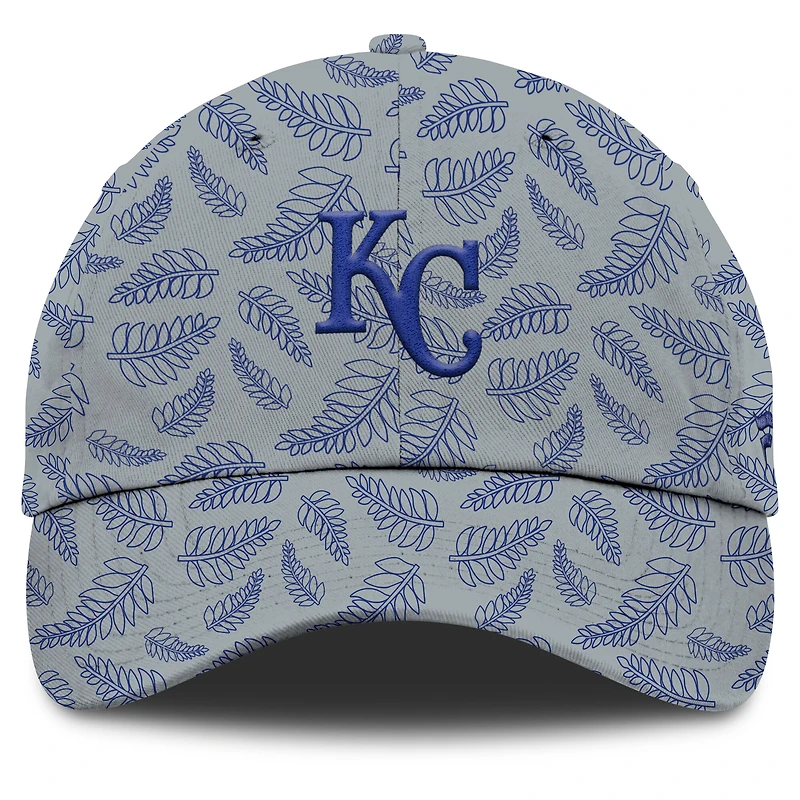 Women's Fanatics  Gray Kansas City Royals Cooperstown Collection Shift Adjustable Hat