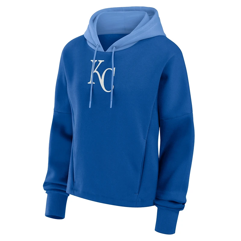 Sweat à capuche surdimensionné pour femmes Fanatics Royal Kansas City Royals Legacy Favorite Spectator