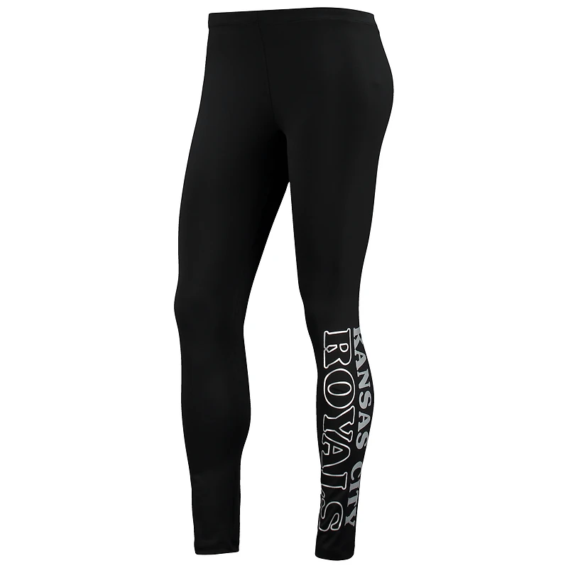 Women's G-III 4Her by Carl Banks Black Kansas City Royals Stadium Lightweight Leggings