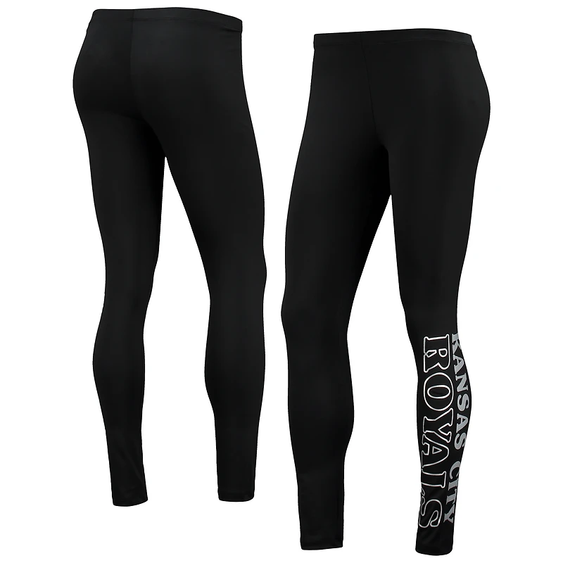 Leggings légers G-III 4Her pour femmes par Carl Banks, noirs, Kansas City Royals Stadium