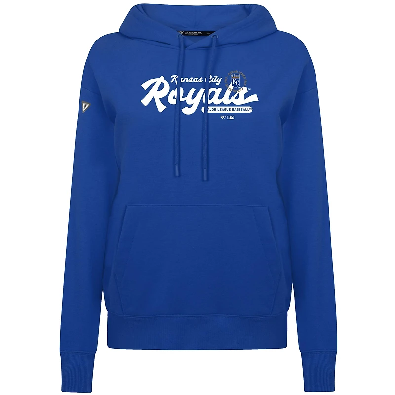 Sweat à capuche pour femme Levelwear Royal Kansas City Royals Accolade Adorn Monument