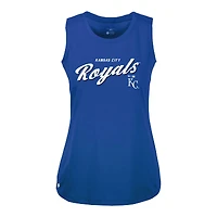 Women's Levelwear Royal Kansas City Royals Accolade Macy Prospect Tank Top