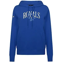 Sweat à capuche enfiler Spellout Throwback Adorn Royal Kansas City Royals pour femme de Levelwear