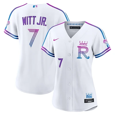 Women's Nike Bobby Witt Jr. White Kansas City Royals 2026 Connect Stadium Jersey