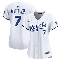 Maillot Nike Bobby Witt Jr. blanc pour femme des Royals de Kansas City, édition limitée à domicile