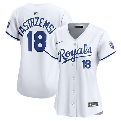 Maillot Nike Mike Yastrzemski blanc pour femme, édition limitée, domicile des Royals de Kansas City