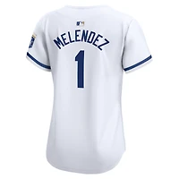 Maillot Nike MJ Melendez pour femme, blanc, Kansas City Royals, domicile, joueur limité