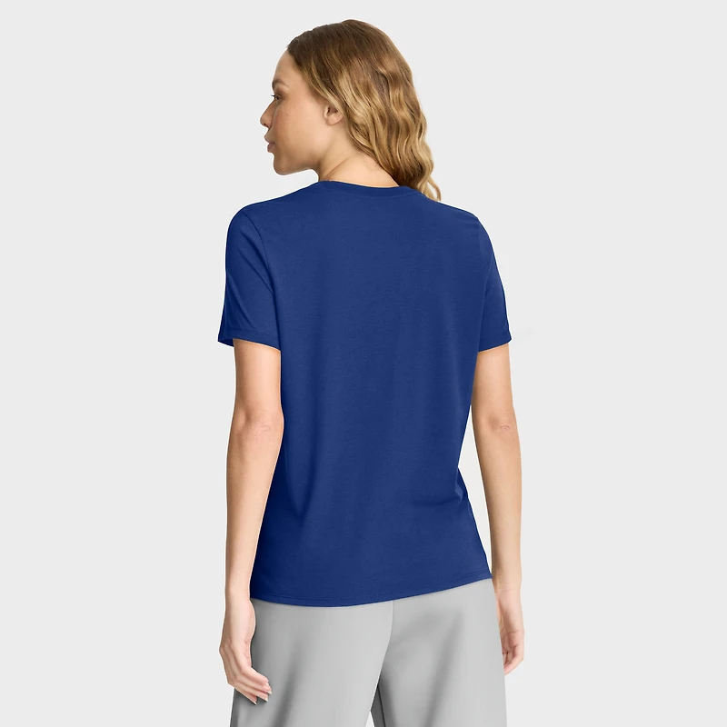 T-shirt Nike Royal Kansas City Royals Authentic Collection Early Work Tri-Blend Dri-FIT pour femme