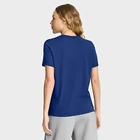 T-shirt Nike Royal Kansas City Royals Authentic Collection Early Work Tri-Blend Dri-FIT pour femme