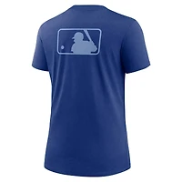 Women's Nike Royal Kansas City Royals Authentic Collection Early Work Tri-Blend T-Shirt