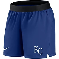 Women's Nike Royal Kansas City Royals Authentic Collection Flex Vent Max Performance Shorts