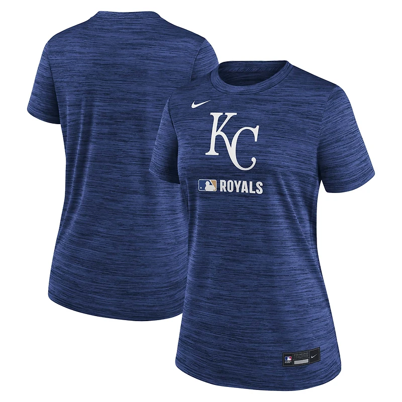Women's Nike  Royal Kansas City Royals Authentic Collection Velocity Dri-FIT T-Shirt