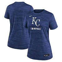 Women's Nike  Royal Kansas City Royals Authentic Collection Velocity Dri-FIT T-Shirt