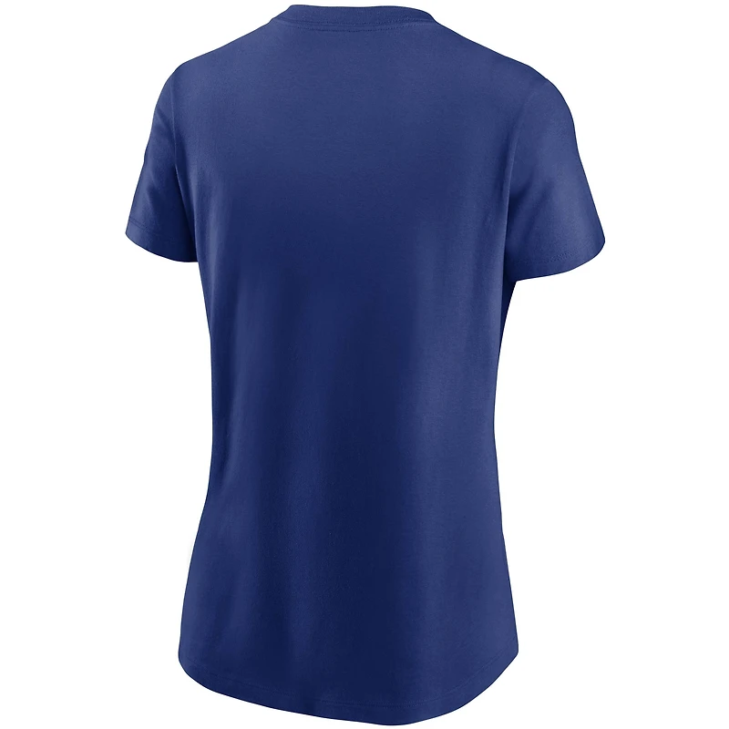 Women's Nike Royal Kansas City Royals Wordmark T-Shirt