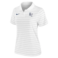 Women's Nike White Kansas City Royals Authentic Collection Victory Performance Polo