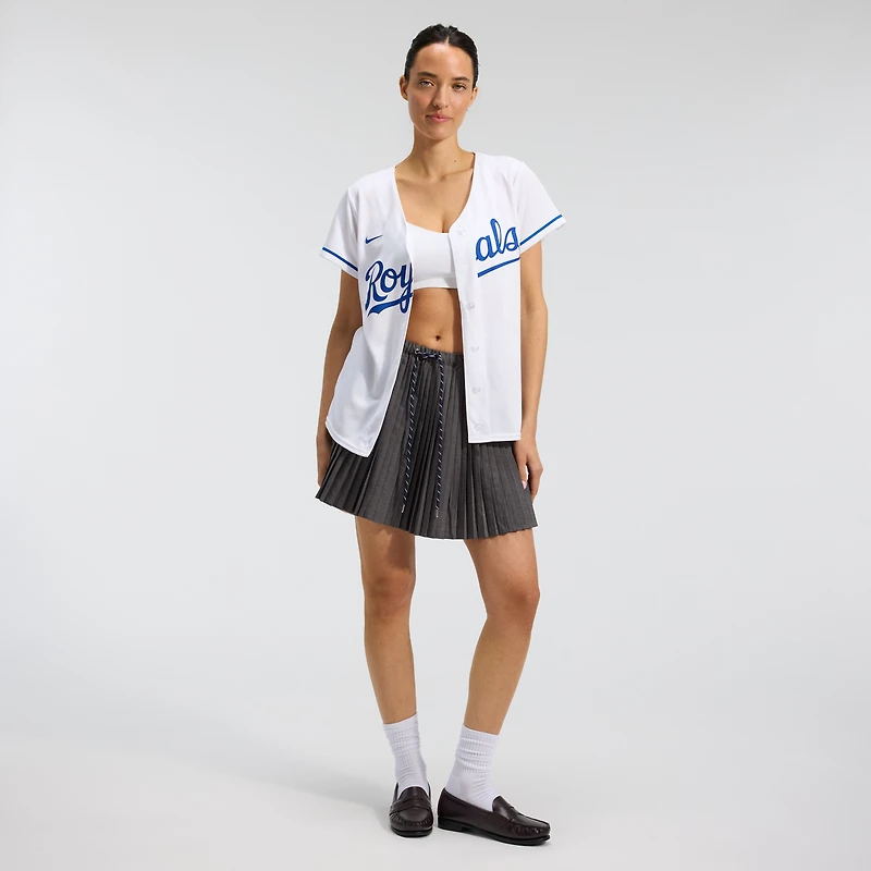 Women's Nike White Kansas City Royals Home Replica Team Jersey