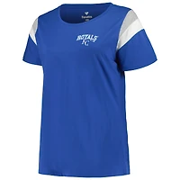 Women's Profile Royal Kansas City Royals Plus Scoop Neck T-Shirt