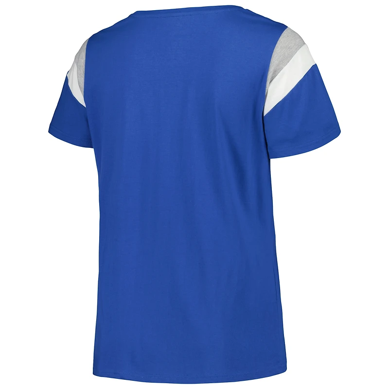 Women's Profile Royal Kansas City Royals Plus Scoop Neck T-Shirt