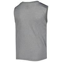 Youth Heather Gray Kansas City Royals Sleeveless T-Shirt