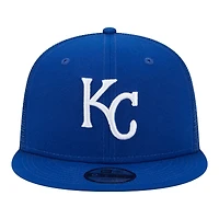 Youth New Era  Royal Kansas City Royals 9FIFTY Trucker Snapback Hat