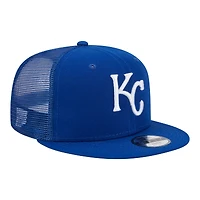 Youth New Era  Royal Kansas City Royals 9FIFTY Trucker Snapback Hat