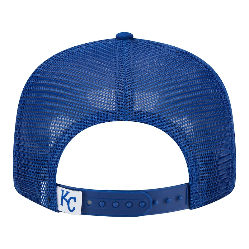 Youth New Era  Royal Kansas City Royals 9FIFTY Trucker Snapback Hat