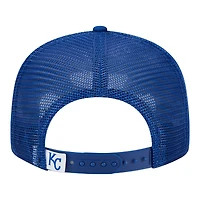 Youth New Era  Royal Kansas City Royals 9FIFTY Trucker Snapback Hat