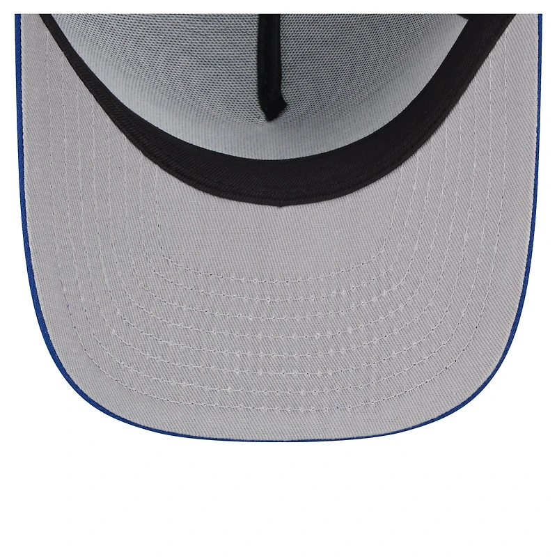 Youth New Era Royal Kansas City Royals Logo Fade A-Frame 9FIFTY Snapback Hat