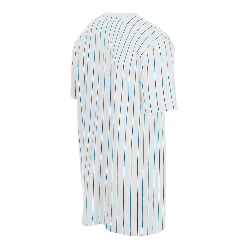 Youth New Era White Kansas City Royals 2026 Connect Pinstripe T-Shirt