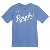 T-shirt Nike pour enfant Bobby Witt Jr. bleu clair, Kansas City Royals, avec nom et numéro
