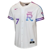 Youth Nike Bobby Witt Jr. White Kansas City Royals 2026 Connect Stadium Jersey