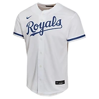 Maillot Nike Bobby Witt Jr. pour jeune, blanc, joueur de match à domicile des Royals Kansas City