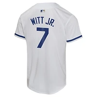 Maillot Nike Bobby Witt Jr. pour jeune, blanc, joueur de match à domicile des Royals Kansas City
