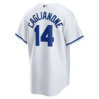 Youth Nike Jac Caglianone White Kansas City Royals Home Replica Jersey