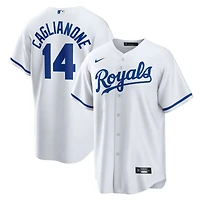 Youth Nike Jac Caglianone White Kansas City Royals Home Replica Jersey