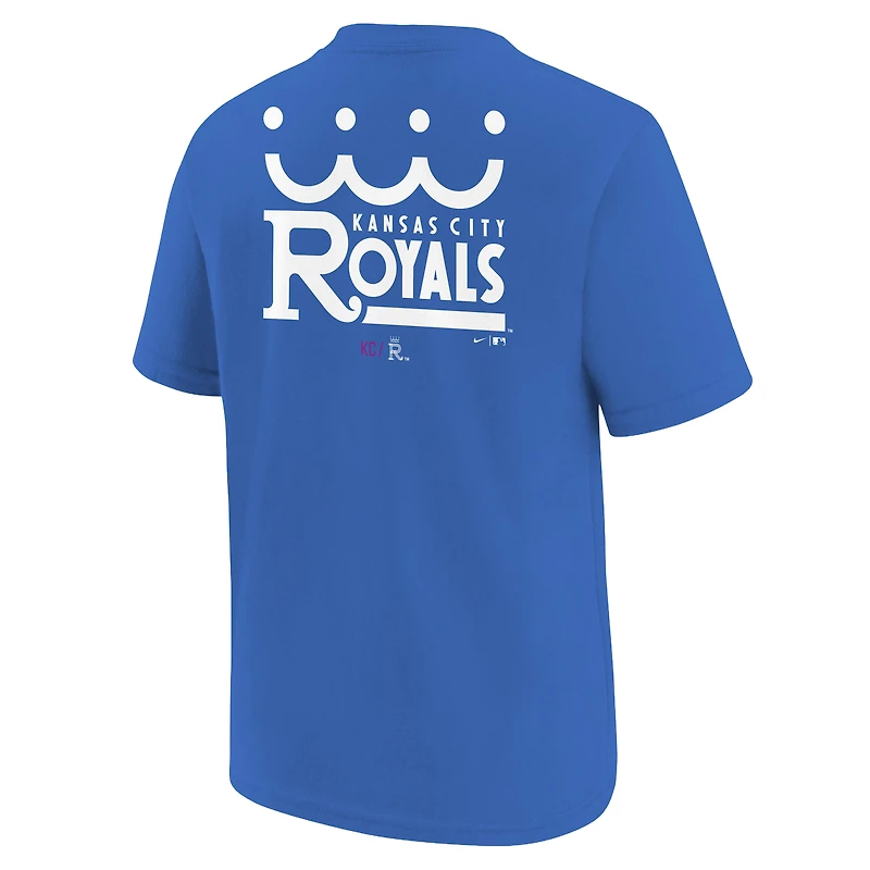Youth Nike Royal Kansas City Royals 2026 Connect T-Shirt
